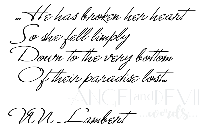 NN Lambert; Poetry; Fallen